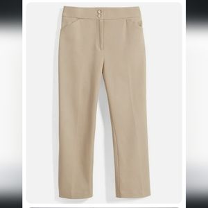 CHICO'S Secret Stretch waist and cropped straight leg pants in a size 10